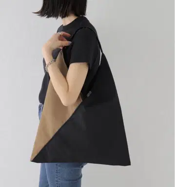 MELO / 멜로 별주 컬러 블록 트라이앵글 토트백