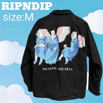 RIPNDIP HEAVEN AND HELL 코튼 자켓 M 사이즈