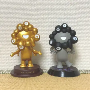 미야쿠미야쿠 피규어 컬렉션 금의 미야쿠미야쿠 조각상 블랙 2점 세트