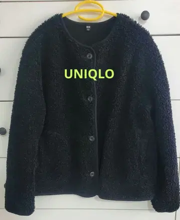 [ 주말 타임세일 ] UNIQLO 블랙 노카라 자켓