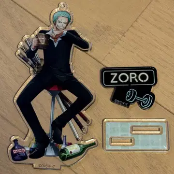 원피스 건배 아크릴 스탠드 키체인 로로노아 조로