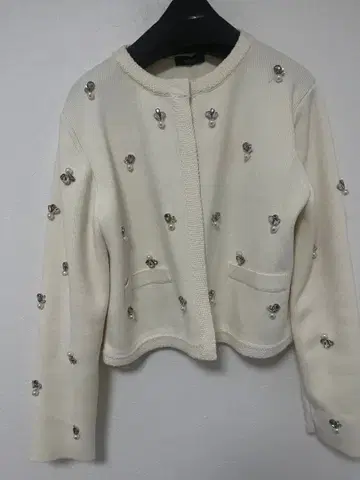 비쥬 니트 자켓