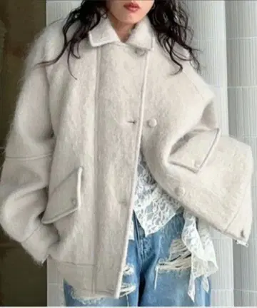 새상품 아메리 UND MOHAIR SHAGGY FLIGHT JACKET