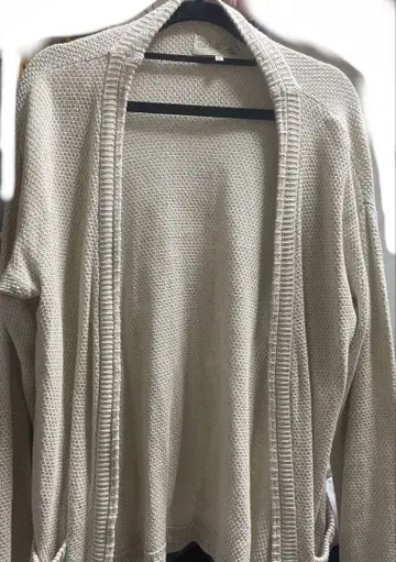 The Duffer 오픈 프론트 가디건 L 사이즈 베이지