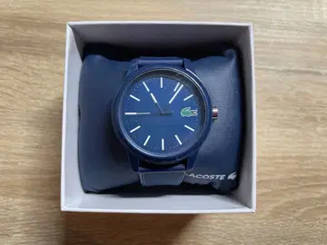 Lacoste 남성용 손목시계 블루 흠집 있음 배터리 방전