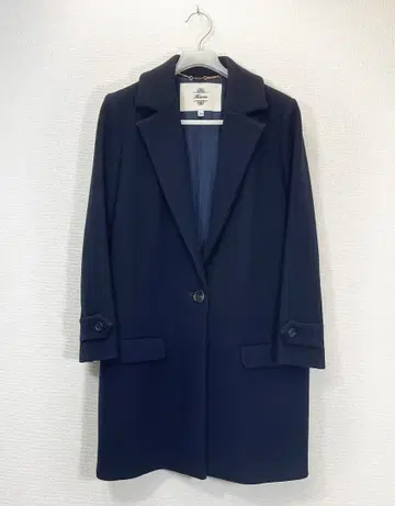 Kaon 카온 백 프릴 울 체스터 코트