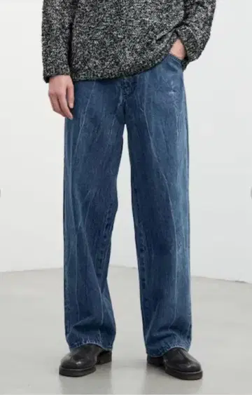 VINTAGE SLUB STRAIGHT DENIM