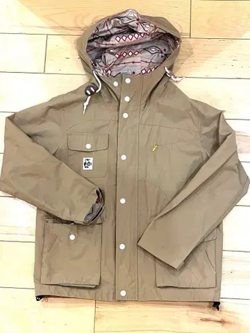 CHUMS 베이지 마운틴 후드티