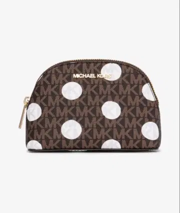 미사용품 MICHAEL KORS 도트 무늬 파우치