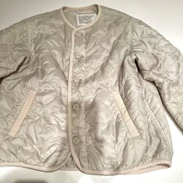 스튜디오 클립 노카라 자켓 퀼팅 충전솜 아우터 가벼운