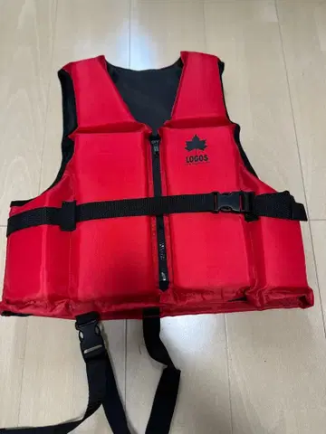 LOGOS 낚시용 구명 조끼 레드 120 사이즈부터