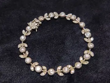 실버 925 CZ 빈티지 블레스 앤티크 튤립