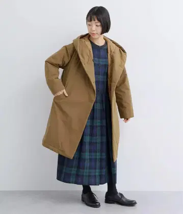 블루 윌로우 blue willow 본딩 후드 코트 아우터