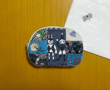 미나 페르호넨 핸드메이드 파우치 fun 블루 계열