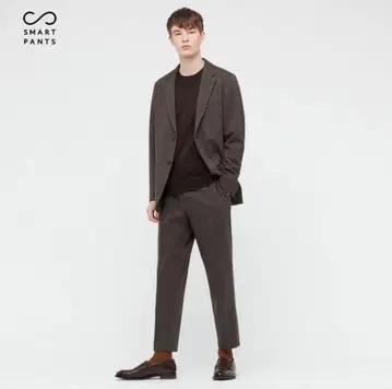 [ 유니클로 ] 브라운 컴포트 자켓 M & 팬츠 S 캐주얼