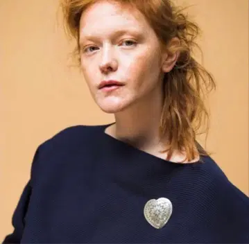 론 헤르만 harpo 하트 브로치