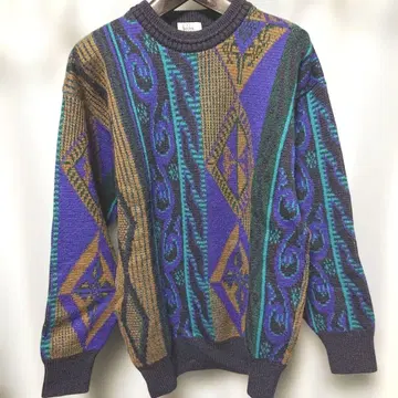 이탈리아 Modigliani 디자인 크루넥 스웨터