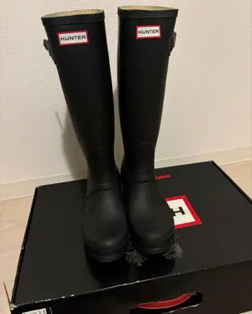 HUNTER 장화 블랙