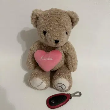 Mercedes Benz 벤츠 베어와 키링 봉제 인형