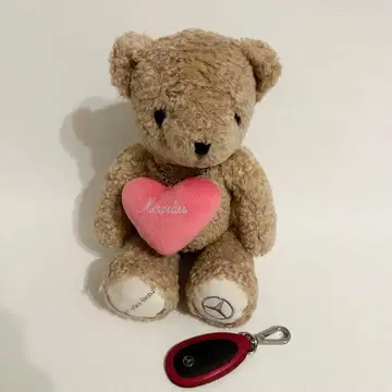 Mercedes Benz 벤츠 베어와 키링 봉제 인형