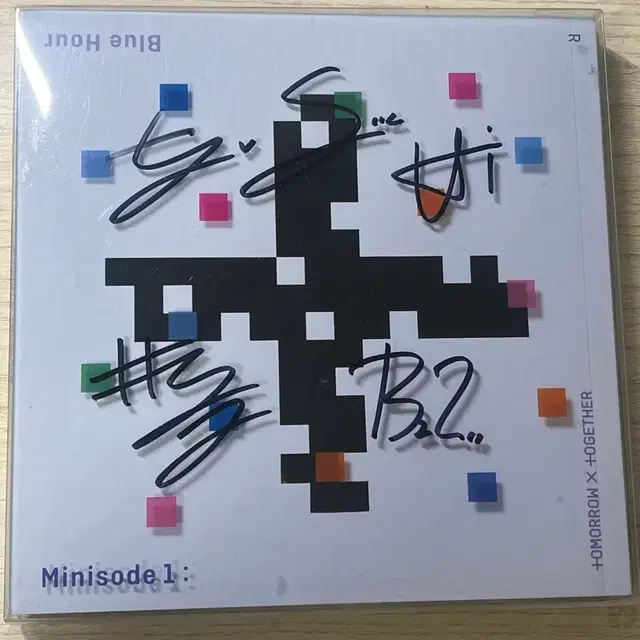 투바투 minisode1 : Blue Hour 친필싸인 앨범