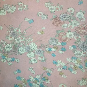 꽃무늬 겉옷 (파스텔 핑크 꽃무늬)