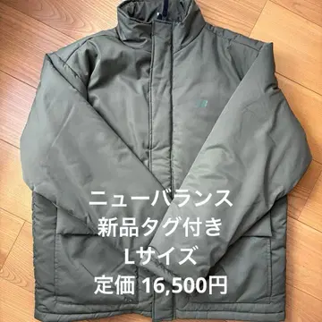 뉴발란스 패딩 숏 스탠드 자켓 아우터 AMJ35424