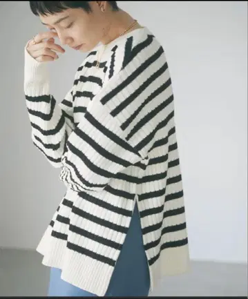 armonia 패턴 편직 니트 풀오버