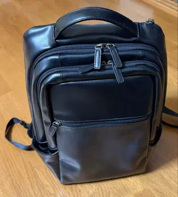 블랙 비즈니스 백 합성 피혁