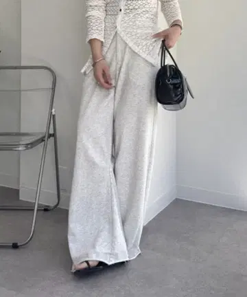 mystic 커브 스웨트 팬츠 라이트 그레이