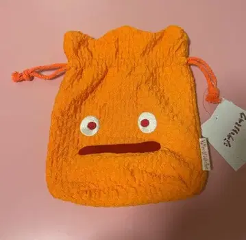 오렌지 캐릭터 복조리 파우치