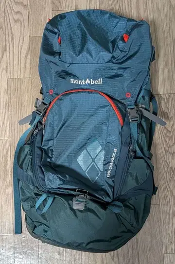 몽벨 차차팩 45L 등산 다크 그린