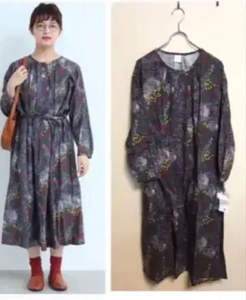 새상품 bulle de savon 패턴 원피스