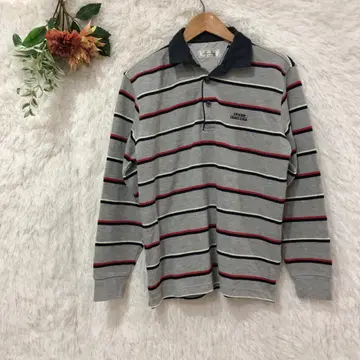 Golden Bear 골든베어 보더 피케 셔츠 [ M ] 그레이