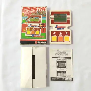 쇼와 레트로 반다이 러닝 타입 하이퍼 올림픽 게임 워치