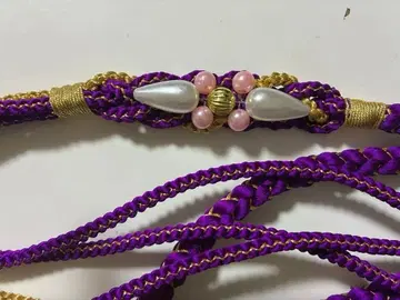 허리띠 오비 장식 천 세트 순수 실크