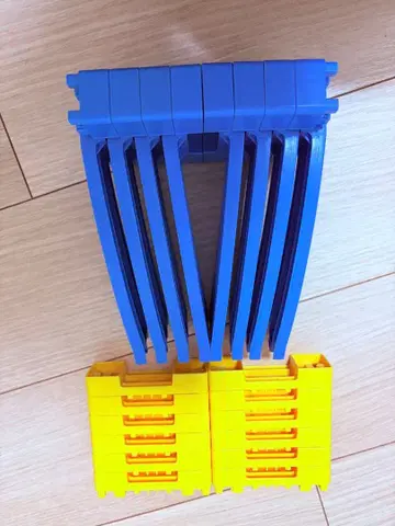 프라레일 레일 부품 파랑 노랑 세트