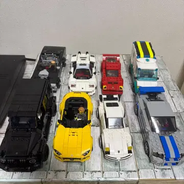 레고 자동차 8대 세트 정크 취급