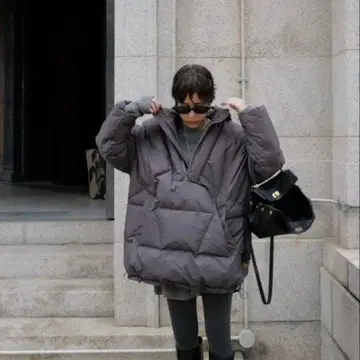 machatt 새상품 아노락 다운 코트 그레이 마차트