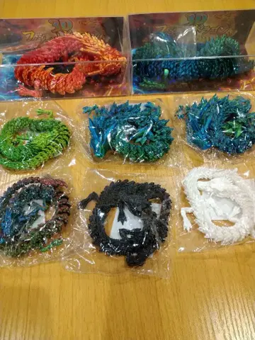 드래곤 피규어 8세트