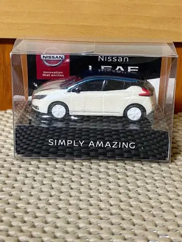 Nissan LEAF 미니카 화이트/블랙