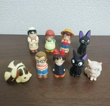 단종품 새상품급 마녀 배달부 키키 손가락 인형 9개 컴플리트 지브리