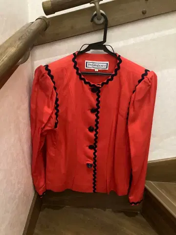 셋업 노카라 자켓 타이트 스커트