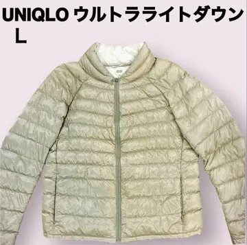 유니클로 울트라 라이트 다운 다운 자켓 L 베이지