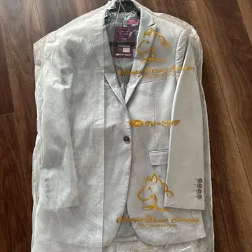 실버 턱시도 세트 (베스트, 팬츠 포함)