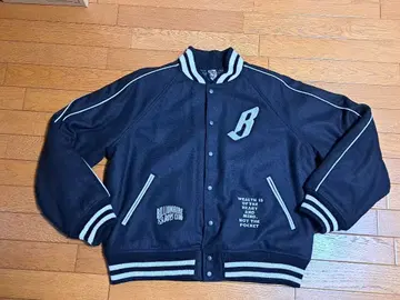 정가 약 50000엔 빌리어네어 보이즈 클럽 바시티 자켓 블랙 M BBC