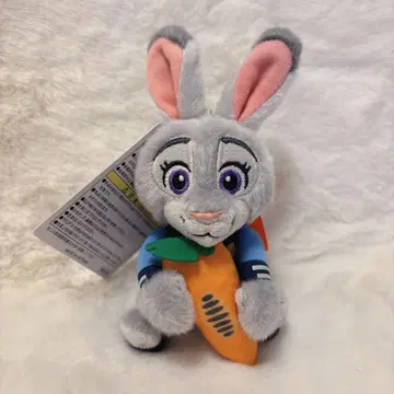 디즈니 리조트 주토피아 봉제 인형 참 키체인 주디