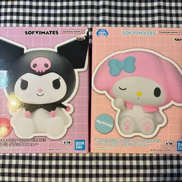 [산리오] 쿠로미 마이멜로디 피규어 2체 세트