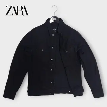 ZARA MAN 자라 데님 자켓 블랙 남성용 M 사이즈