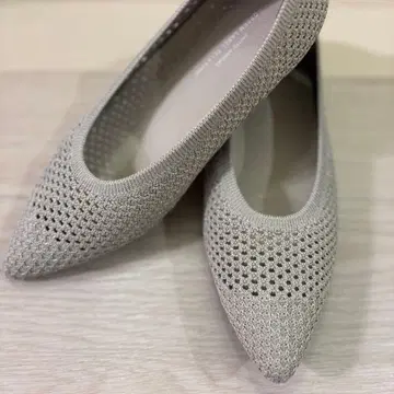 [그린라벨] 웰니스 시어 니트 플랫슈즈 / 니트 신발